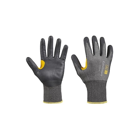 HONEYWELL 582-22-7518B-9L 18 Gauge A2-B Micro-Foam Coreshield Glove; Black; Large - Size 9 582-22-7518B/9L